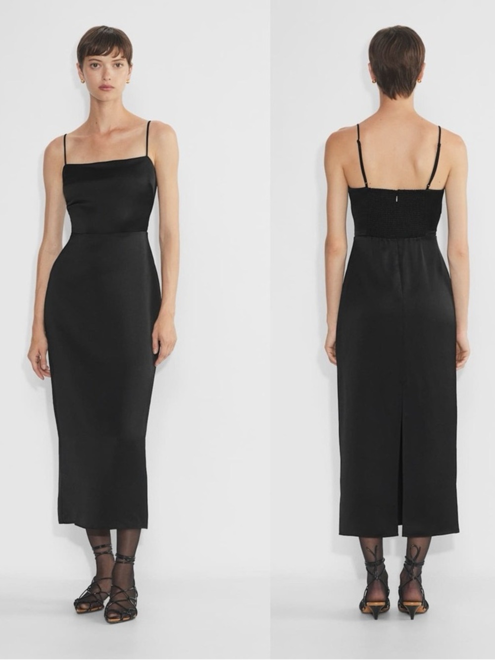 Aritzia Wilfred Madelyn Satin Dress size 0